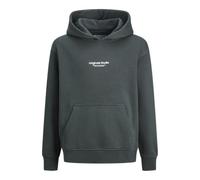 JACK & JONES Jorvesterbro Sweat Hood Noos Jnr Garçon Sweatshirt à capuche, Gris Fonce, 140