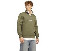 JACK & JONES Jorvesterbro Sweat Quarter Zip Hn Noos Homme Maillot de survêtement, Kalamata, S