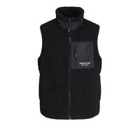 JACK & JONES Jorvesterbro Teddy Bodywarmer Sn Gilet, Noir, L Homme