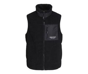 JACK & JONES Jorvesterbro Teddy Bodywarmer Sn Gilet, Noir, L Homme