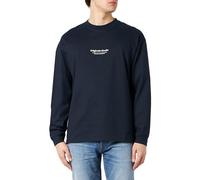JACK & JONES Jorvesterbro Tee LS Crew Neck T-Shirt Manches Longues, Sky Captain, L Homme