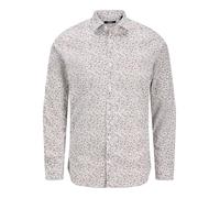 Jack & Jones Jprblablackpool AOP Ls Sn T-Shirt Stretch pour Homme, Blanc., M