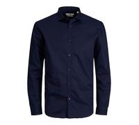 JACK & JONES Jprblacardiff Shirt L/S Noos Manches Longues, Blazer Bleu Marine, XL Homme