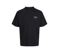 JACK & JONES Jprblachad Branding SS Crew N Tee JNR, Noir, 12 Ans Hommes