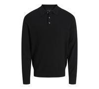 JACK & JONES Jprblaedgar Knit Polo Ls, Beech, XXL Hommes
