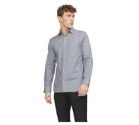 JACK & JONES T- Shirt imprimé Jprblanordic L/S Sn Chemise, Troposphère/AOP : Confort, M Homme