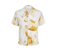 JACK & JONES Jprblapalma Resort S/S Sn T-Shirt Chemise de Loisirs, Jaune minéral/Coupe : Coupe décontractée, M Homme