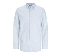 JACK & JONES Jprblaparker Comfort Shirt L/S Chemise à Manches Longues, Bleu Cachemire/Coupe : Confortable, M Homme