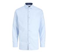 JACK & JONES Jprblaparker Detail Noos T-Shirt L/S, Bleu Ciel, XL