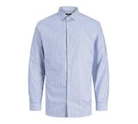 JACK & JONES Jprblaparker T-Shirt L/S Noos, Bleu Nuit, L Hommes