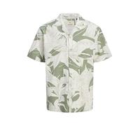 JACK & JONES Jprblubahamas Print Resort S/S T-Shirt, Hedge Green, XS Hommes