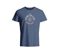 JACK & JONES Jprblubraxton SS Tee Crew Neck FST T-Shirt, Captains Blue, M Homme