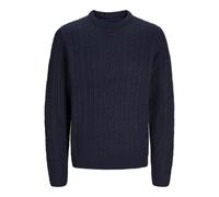JACK & JONES Jprbludiogo Cable Knit Pack Pull en Tricot, Ciel de Nuit/détail : Structure complète, M Homme