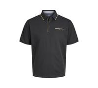 JACK & JONES Jprbluhubo Polo SS Prau25, Noir, L