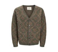 JACK & JONES Jprblumagne Cardigan en Tricot, Vert Olive, L Homme