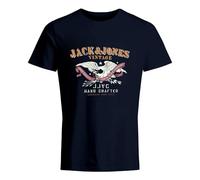 JACK&JONES Jprblumick SS Tee, Bleu Nuit, M