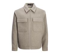 JACK & JONES Jprblurussel Wool Blend Veste Sn Jacket, Grège, M Homme