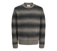JACK & JONES Jprblutyler Knit Striped Crew Neck, Motifs Crocodiles, S Homme