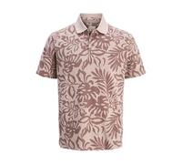 JACK & JONES Jprbluwilliam SS AOP Polo, Adobe Rose, L