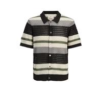 JACK & JONES Jprbluwilmer Knit Button Through Polo SS, Trèfle à Quatre Feuilles, XL Homme