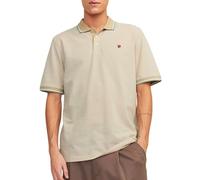 JACK & JONES Jprbluwin Polo Ss Noos Homme Polo, Beige, S