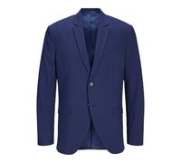 JACK & JONES Jprbushwick Harry Blazer Slim Fit Veste de Costume, Bleu médiéval/Coupe : Coupe ajustée, 54 Homme
