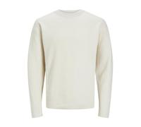 JACK & JONES Jprccspring Perfect Knit Crew Neck Pull en Tricot, Lait d'amande, XL Homme