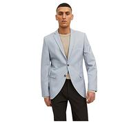 JACK & JONES Jprfranco Blazer Veste de Costume, Petrified Oak/Checks : Coupe Super Slim, 46 Homme