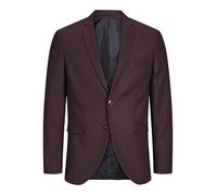 JACK & JONES JPRSOLARIS Blazer à Simple Boutonnage pour Homme Super Slim Fit Blazer, Vin, 52