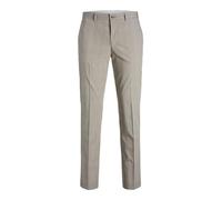 JACK&JONES JPRSOLARIS Check Trouser SN, Pantalon de Costume Homme, White Pepper/Checks:Super Slim FIT,