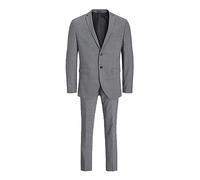 JACK & JONES Jprsolaris Suit Noos Vestes de Costume, Gris Clair chiné/Coupe : Super Slim, 48 Homme
