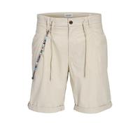 JACK & JONES Jpstace Emilio Pleated Chino Short SRT plissé, Blanc cassé, XXL Hommes