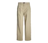 JACK & JONES Jpstbill Jjdaytona Wide Chino Pantalon, Beige foncé, 33W x 32L Homme