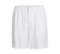 JACK & JONES JPSTBILL JJLAWRENCE Linen Short SN, Blanc éclatant., L