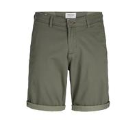 Jack & Jones Jpstbowie Jjshort Sa Printed Sn Short Chinois Nuit Olive M Homme, Nuit d'olive, M