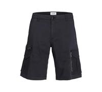 JACK & JONES Jpstcole Cruise Cargo Shorts Mid Ln, Noir, M Hommes