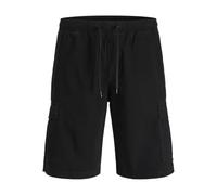 JACK & JONES Jpstcole Dylan Cargo Shorts Mid Pls, Noir, 44 Hommes