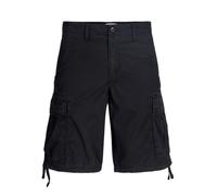 JACK & JONES Jpstcole Frank Short Cargo Mid Sn Pls - Grande Taille, Noir, 46