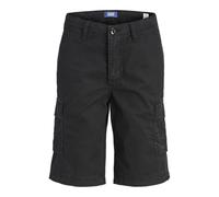 JACK & JONES Jpstcole Matty Short Cargo Mid JNR, Noir, 16 Ans Hommes