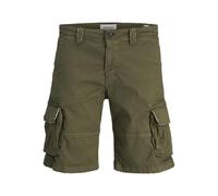 JACK & JONES Jpstcole Sebastian Short Cargo Mid Sn, Vert Olive, L Hommes