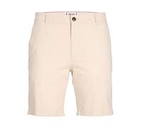 JACK & JONES JPSTDAVE JJLINEN Shorts AKM Chino, Moonbeam, XL pour des Hommes