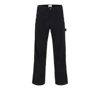 JACK&JONES JPSTEDDIE JJCARPENTER Corduroy Pant LN Velours côtelés, Black, 30W / 34L Homme