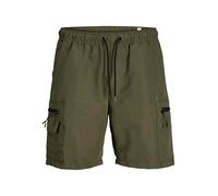 JACK & JONES Jpstjaiden Marcher Cargo Shorts SRT Sn, Vert Olive, XL Hommes