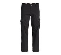 JACK & JONES Jpstkane Dover Zip Cargo Noos, Noir, 36W / 34L