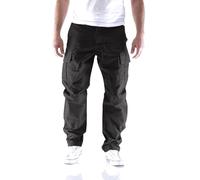 JACK & JONES Jpstkane Jjbarkley Pantalon Cargo Noos, Noir, 29W x 30L Homme