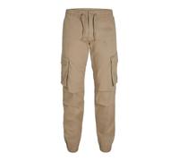 JACK & JONES Pantalon cargo 'JPSTKane JJNoah' sable, Taille 35-36