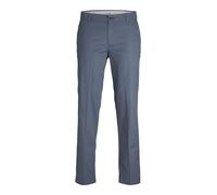 JACK & JONES Jpstkane Jjotis Linen Blend Chino Pantalon, Blue Mirage, 29W / 30L Hommes