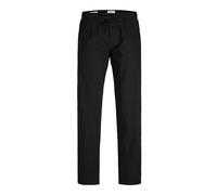 JACK & JONES Jpstkane Jjsummer Linen Blend Jogger Sn Polo, Noir, XS Homme