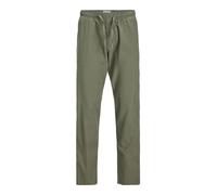 JACK & JONES Jpstkane Jjsummer Linen Blend Jogger Sn Pull en Tricot, Vert Olive, S Homme