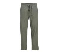 Jack & Jones Pantalon de jogging Kane Summer – mélange de lin – Vert L – Homme